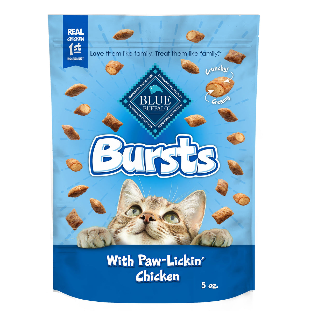 BLUE Bursts Cat Treats with Chicken