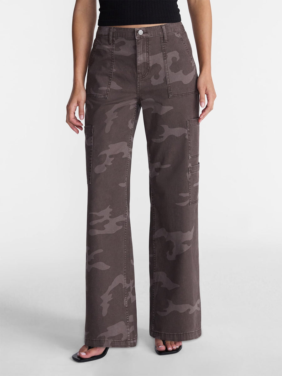 No Boundaries Women's Wide Leg Cargo Pants